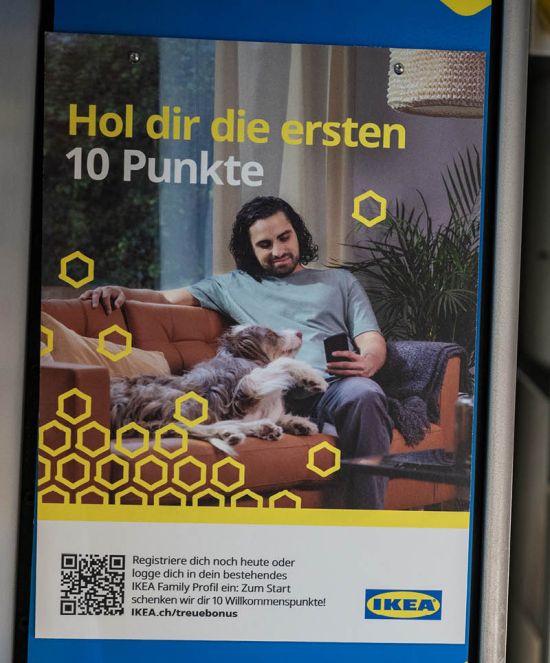 Die Schweiz fährt auf IKEA-Treuepunkte ab - am liebsten im Tram