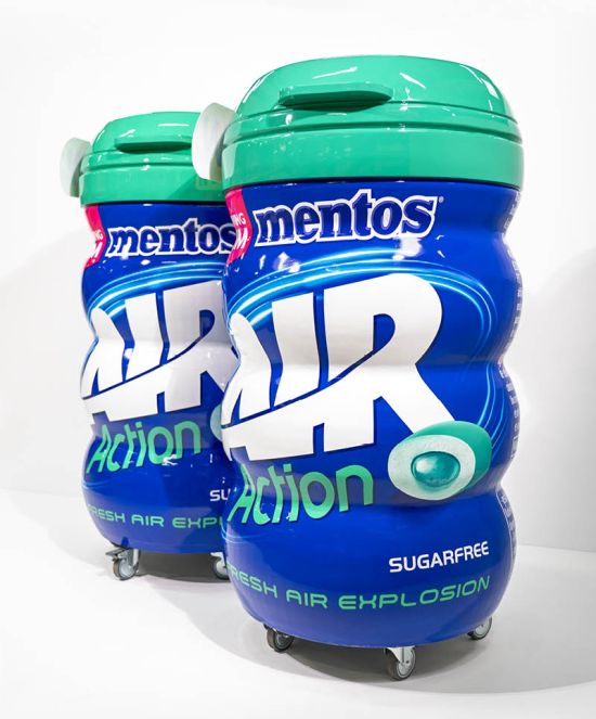 Mentos Air Action - Die handliche Dose für einmal mit grossem Auftritt